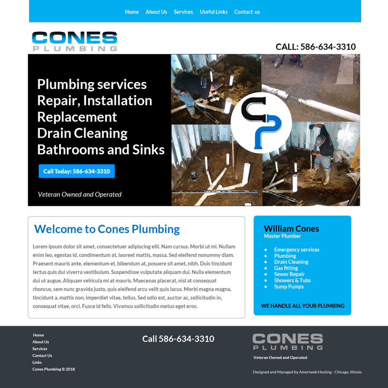Cones Plumbing Michigan